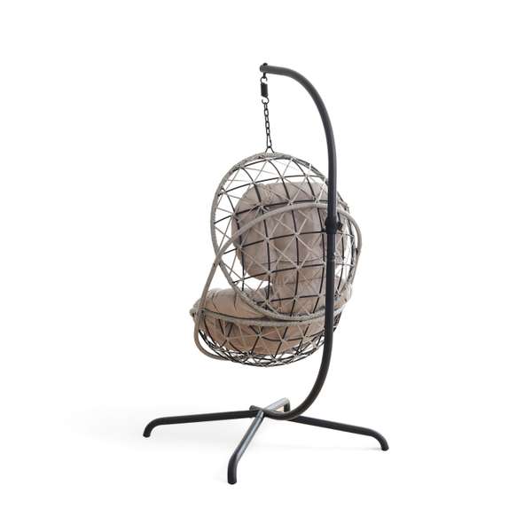 AZRAH GARDEN HANGING CAGE SWING GREY